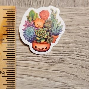 10/$10 Succulent Plant Sticker Gardening Cacti Grow